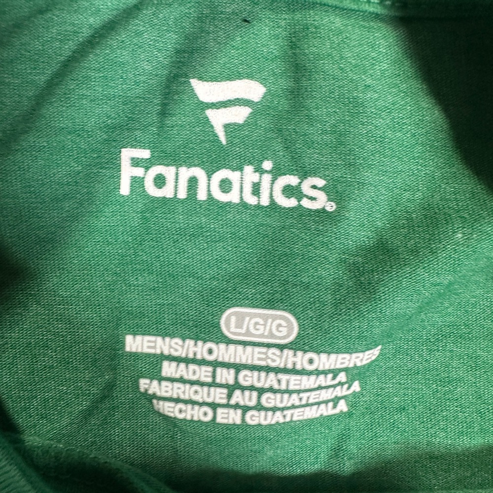 NWT Fanatics Notre Dame Fighting Irish NCAA Men's Size Large Green T-Shirt - Picture 4 of 8
